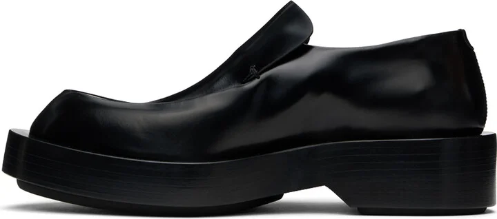 Jil Sander Black Leather Loafers - Image 3