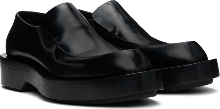 Jil Sander Black Leather Loafers - Image 4