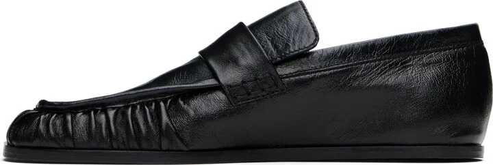 Jil Sander Black Leather Loafers - Image 3