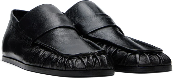 Jil Sander Black Leather Loafers - Image 4