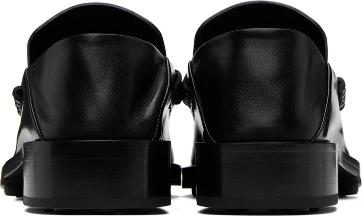 Jil Sander Black Leather Loafers - Image 2