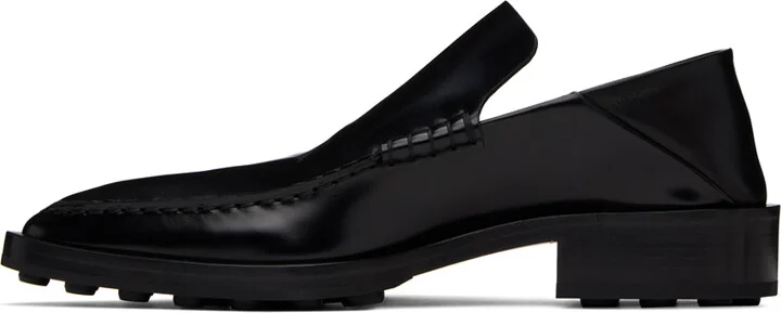 Jil Sander Black Leather Loafers - Image 3