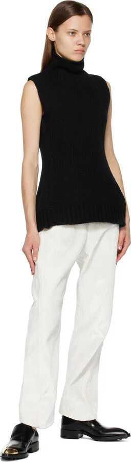 Jil Sander Black Metal Cap Loafers - Image 5