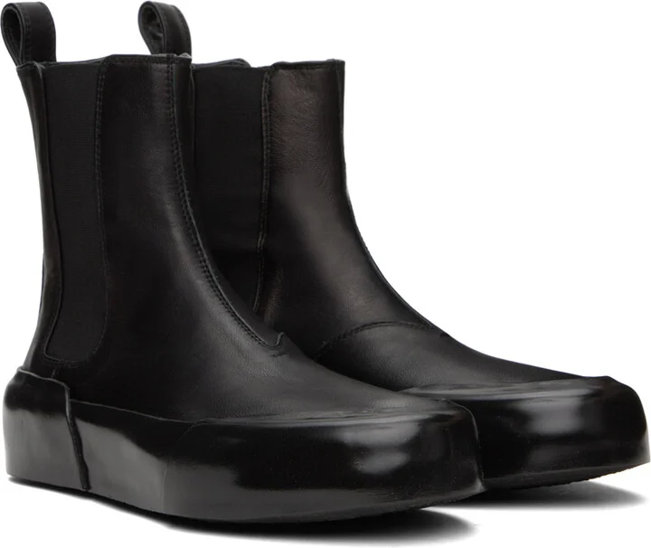 Jil Sander Black Plonge Sneakers - Image 4