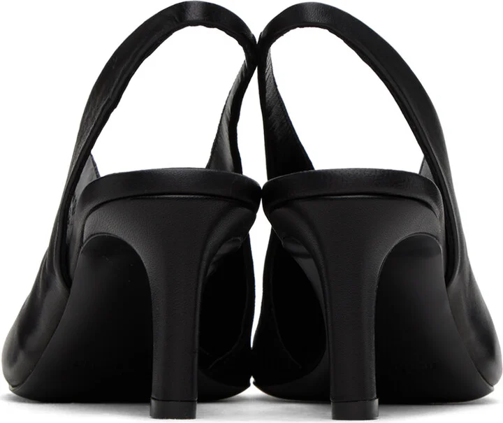 Jil Sander Black Slingback Heels - Image 2