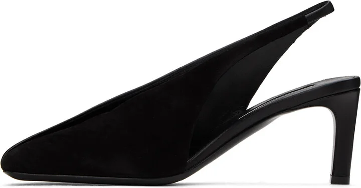 Jil Sander Black Slingback Heels - Image 3