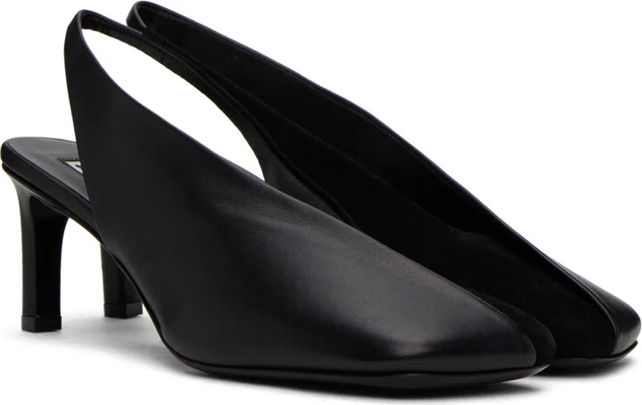 Jil Sander Black Slingback Heels - Image 4