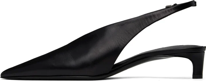 Jil Sander Black Slingback Heels - Image 3