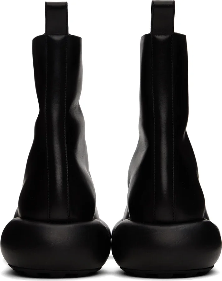 Jil Sander Black Zip Boots - Image 2