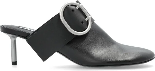 Jil Sander Buckled Heeled Mules