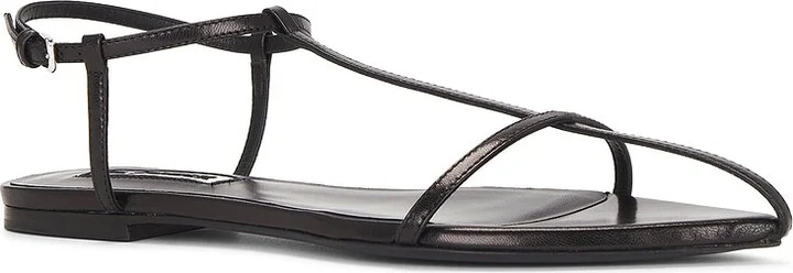 Jil Sander Cage Sandal in Black - Image 2