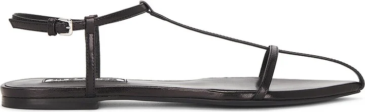 Jil Sander Cage Sandal in Black