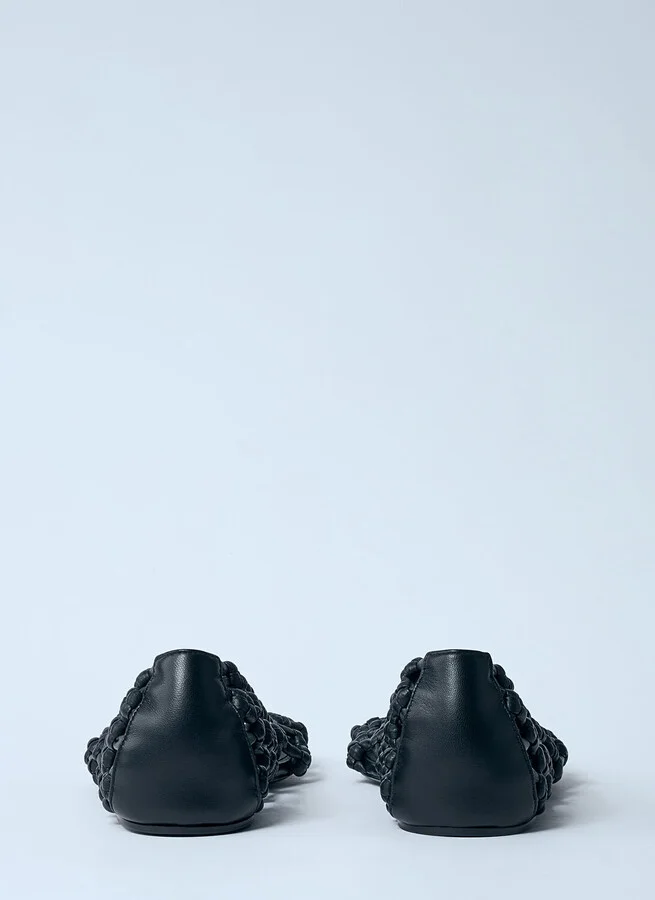 Jil Sander Décolleté Ballerina Pumps - Woman Flats Black Eu - 36 - Image 6