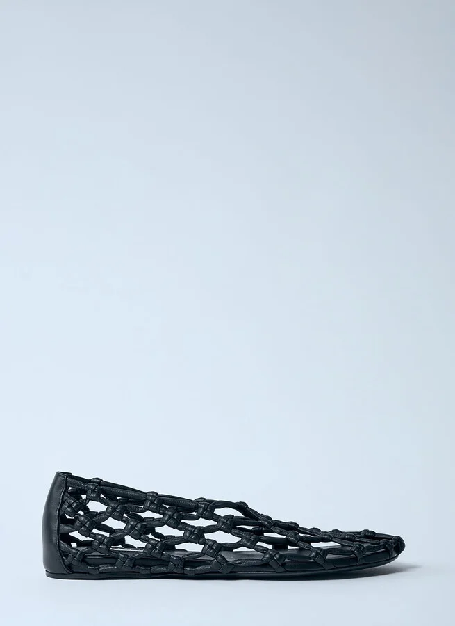 Jil Sander Décolleté Ballerina Pumps - Woman Flats Black Eu - 36