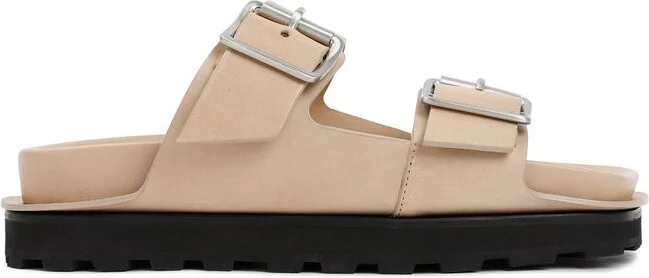 Jil Sander Double Buckle-Fastened Open-Toe Sandals