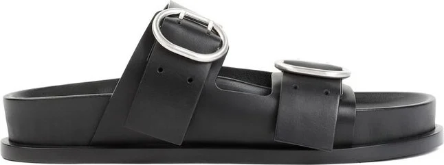 Jil Sander Double Buckled Open Toe Sandals