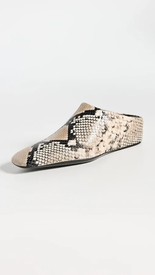 Jil Sander Embossed Leather Mocassino Flats - Image 2