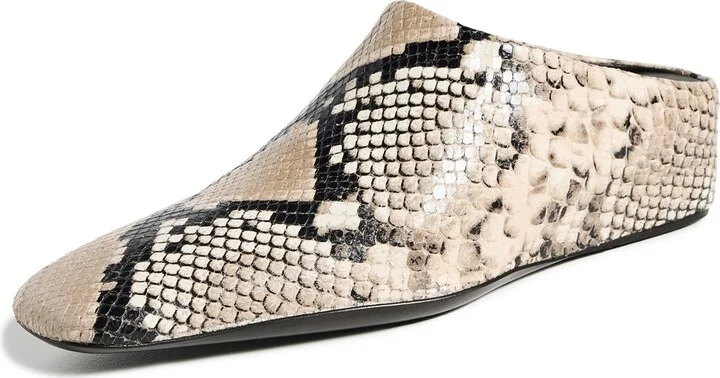 Jil Sander Embossed Leather Mocassino Flats