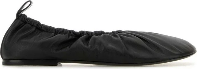 Jil Sander Gathered Detail Slip-On Flat Ballerinas