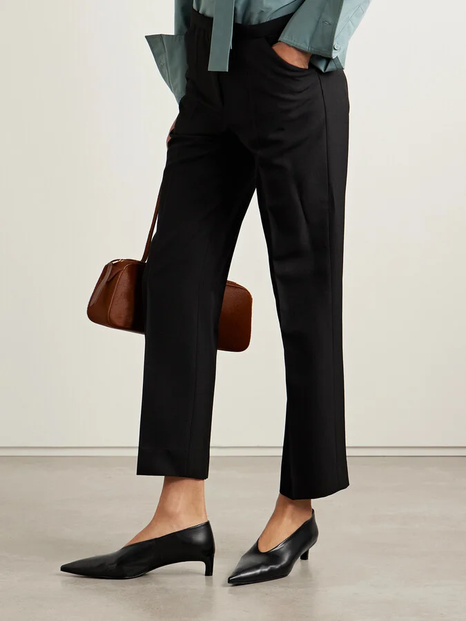 Jil Sander - Glossed-leather Pumps - Black - Image 2