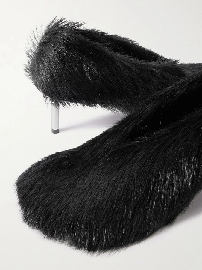 Jil Sander - Goat Hair Pumps - Black - Image 4