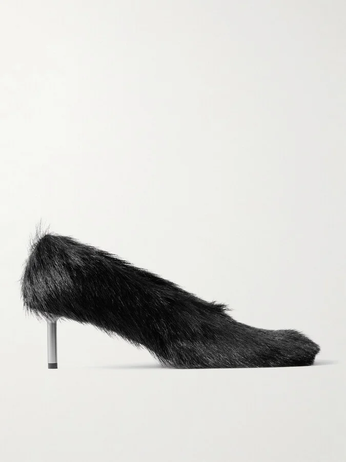 Jil Sander - Goat Hair Pumps - Black