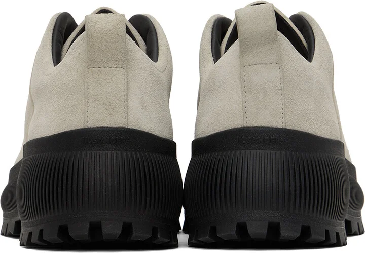 Jil Sander Gray Low-Top Sneakers - Image 2