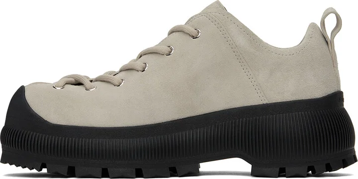 Jil Sander Gray Low-Top Sneakers - Image 3