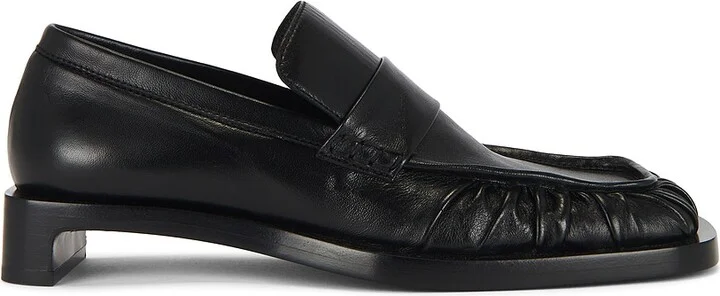 Jil Sander Heeled Loafer in Black