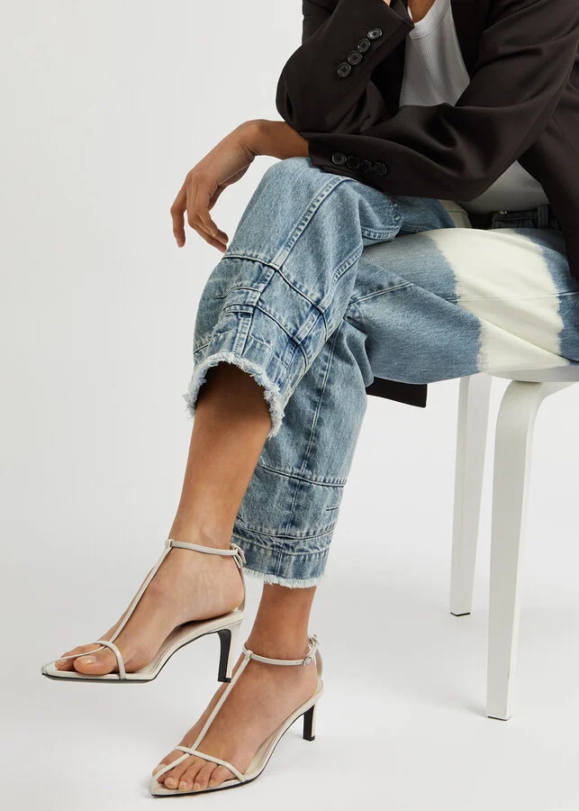 Jil Sander High 65 Leather Sandals - Image 5