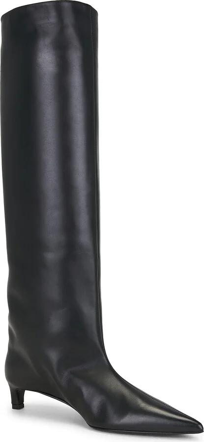 Jil Sander Knee High Boot in Black - Image 2