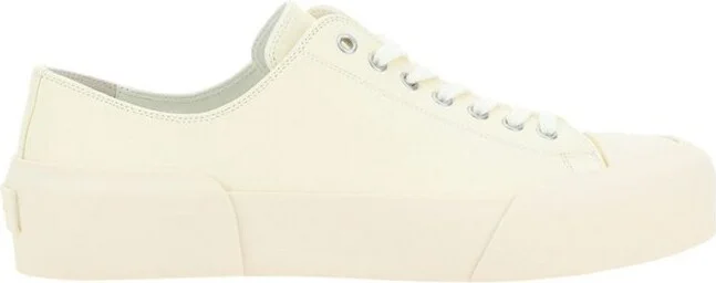 Jil Sander Lace-Up Low-Top Sneakers