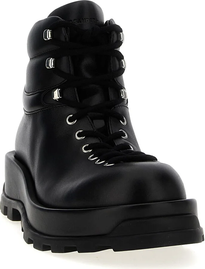 Jil Sander Leather Ankle Boots - Image 2