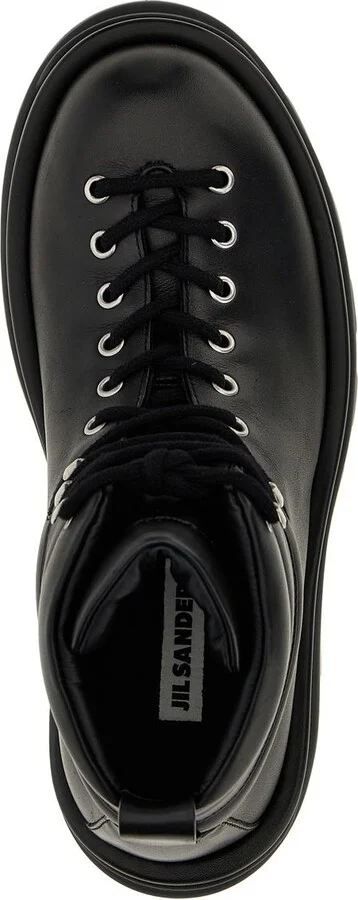 Jil Sander Leather Ankle Boots - Image 4