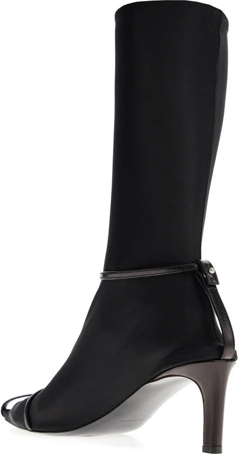 JIL SANDER leather ankle boots with buckle straps - Image 2