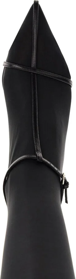 JIL SANDER leather ankle boots with buckle straps - Image 3