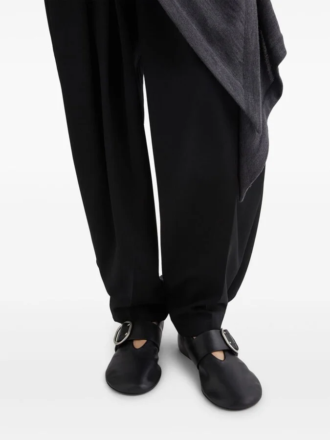 Jil Sander Leather Ballet Flats - Image 5