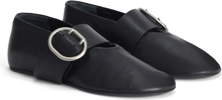 Jil Sander Leather Ballet Flats - Image 2