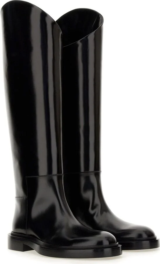 Jil Sander Leather Boot - Image 4