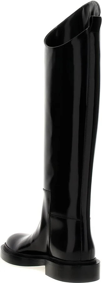 Jil Sander Leather Boots - Image 3