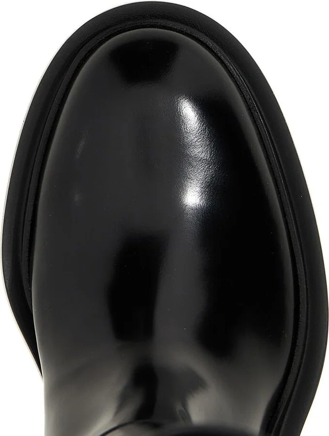 Jil Sander Leather Boots - Image 4