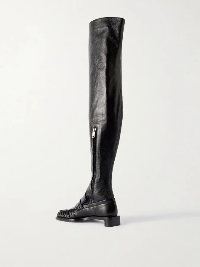Jil Sander - Leather Boots - Black - Image 3