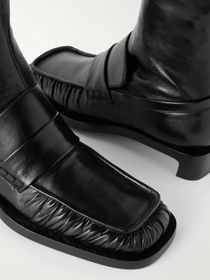 Jil Sander - Leather Boots - Black - Image 4