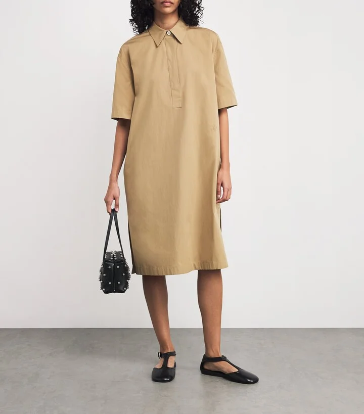 Jil Sander Leather Buckled Flats - Image 6