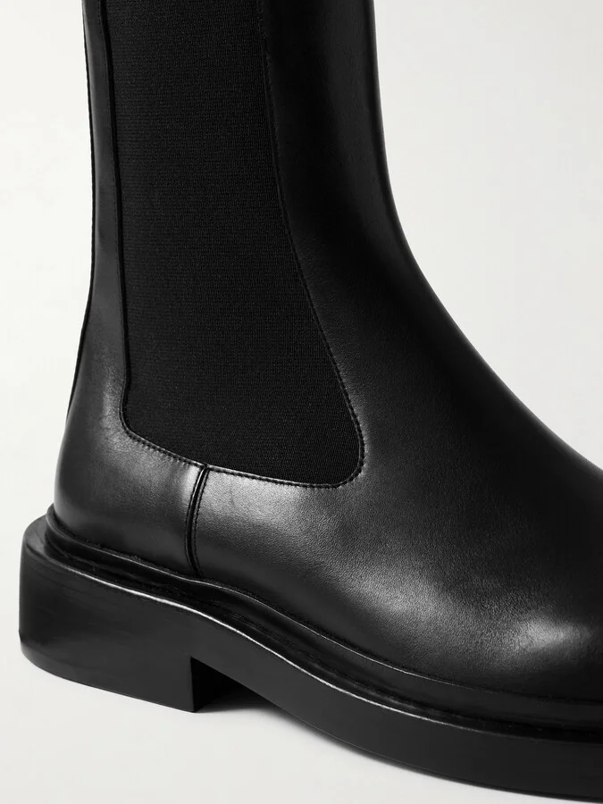 Jil Sander - Leather Chelsea Boots - Black - Image 4