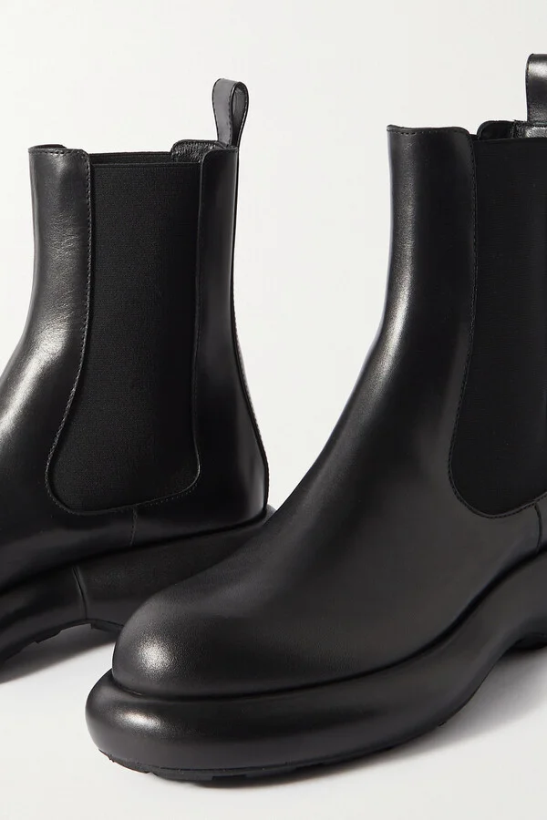 Jil Sander - Leather Chelsea Boots - Black - Image 4