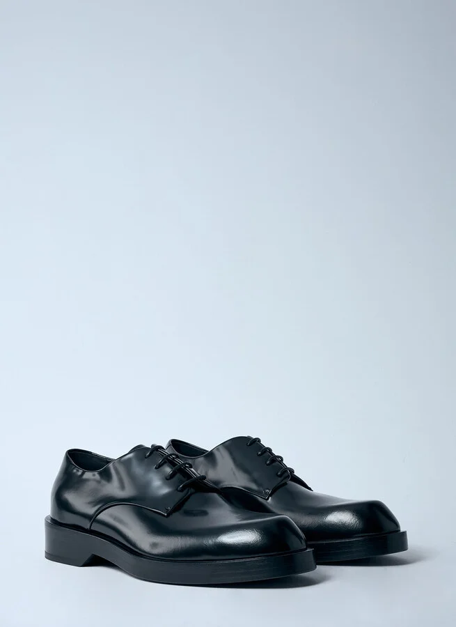 Jil Sander Leather Lace-up Shoes - Man Lace Ups Black Eu - 43 - Image 2