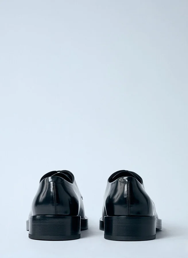 Jil Sander Leather Lace-up Shoes - Man Lace Ups Black Eu - 43 - Image 6