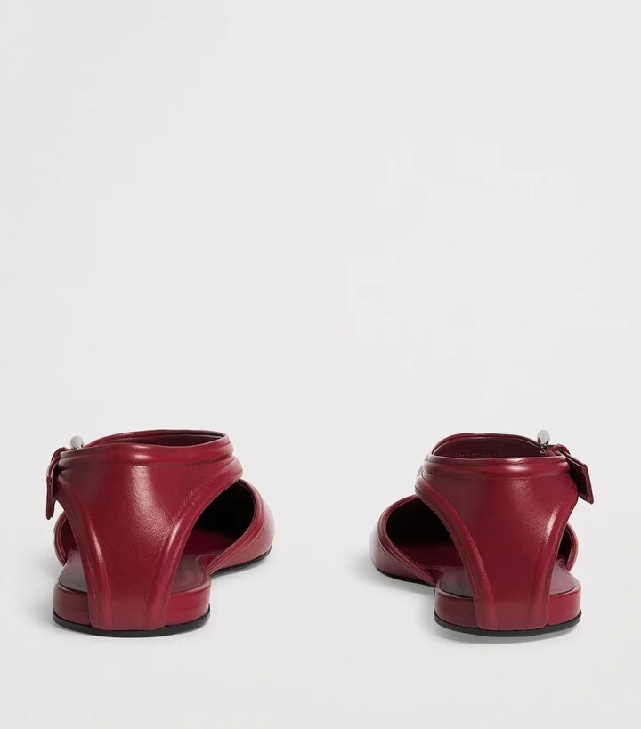 Jil Sander Leather Mary Janes - Image 4