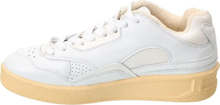 Jil Sander Leather & Mesh Sneaker - Image 2